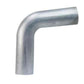 HPS Performance Products HPS 2" OD 80 Degree Bend 6061 Aluminum Elbow Pipe Tubing 16 Gauge w/ 3 1/8" CLR