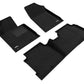 3D MAXpider 15-19 Hyundai Sonata / Elegant 1st 2nd Row - Floor Mat Set (Black) L1HY05104709