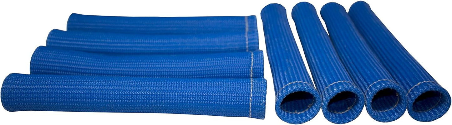 LSx Performance Spark Plug Wire & Heat Boot Combo (Red Wires & Blue Boots)