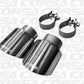 Corsa Performance 10-14 Volkswagen R Mk6 Polished Two 4.0in Polished Pro-Series Tip