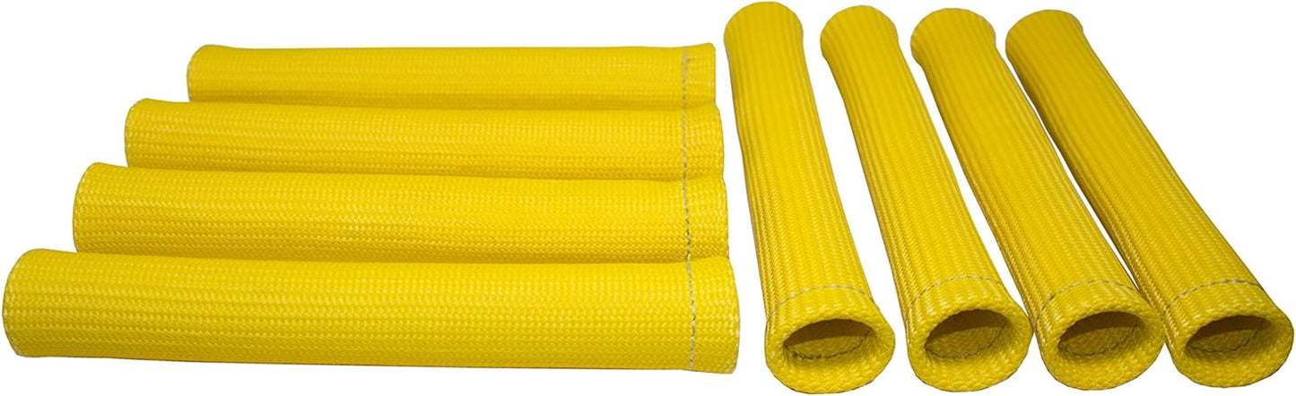 LSx Performance Spark Plug Wire & Heat Boot Combo (Red 45 Wires & Yellow Boots)