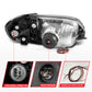 ANZO 00-04 Toyota Tundra (Fits Reg/Acc Cab Only) Crystal Headlights w/Light Bar Black w/Corner Light 111579