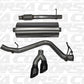 Corsa 14 GMC Sierra/Chevy Silv 1500 Reg. Cab/Long Bed 5.3L V8 Black Sport Single Side CB Exhaust 14872BLK