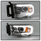 Spyder Dodge Ram 1500 02-05 V2 Projector Headlights - Light Bar DRL - Chrome PRO-YD-DR02V2-LB-C 5084613