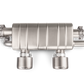Akrapovic 16-17 Porsche 911 Carrera S/4/4S/GTS (991.2) Slip-On Line (Titanium) w/ Titanium Tips S-PO/TI/5H