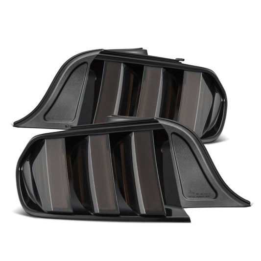 AlphaRex 15-23 Ford Mustang NOVA-Series Prismatic LED Tail Lights Alpha-Black 655010 *Discontinued