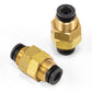 AIRLIFT Bulkhead Union - 1/4" PTC x 1/4" PTC - DOT - SMC # KV2E07-00