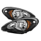 SPYDER Xtune Chrysler Pt Cruiser 06-10 Halogen Only Headlights -Black HD-JH-CHRPT06-AM-BK 9026256