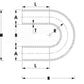 HPS Performance Products HPS 1" OD 180 Degree U Bend 6061 Aluminum Elbow Pipe Tubing 16 Gauge w/ 1-1/2" CLR