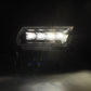 AlphaRex 19-23 Dodge Ram 1500 (No Clsc/Ltd/TRX) NOVA-Series Proj. Headlights Black (Req. Converter) 880578 *Discontinued