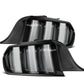 AlphaRex 15-23 Ford Mustang NOVA-Series Prismatic LED Tail Lights Black-Clear 655020 *Discontinued