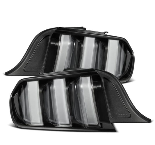 AlphaRex 15-23 Ford Mustang NOVA-Series Prismatic LED Tail Lights Black-Clear 655020 *Discontinued