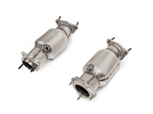 Akrapovic 2020+ Chevrolet Corvette C8 Link Pipe Set w/Catalytic Converter (SS) L-CO/SS/1