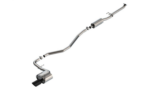 Borla 22-24 Honda Civic Sport 2.25in S-Type Cat Back 4in Tip - Black Chrome 140941BC