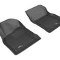 3D MAXpider 2011-2015 Chevrolet Cruze/Cruze Limited Kagu 1st Row Floormat - Black L1CH04411509