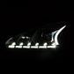 Anzo 2013-2014 Nissan Altima Projector Headlights w/PlankStyle Design Black