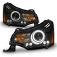 Anzo 2008-2011 Ford Focus Projector Headlights Black