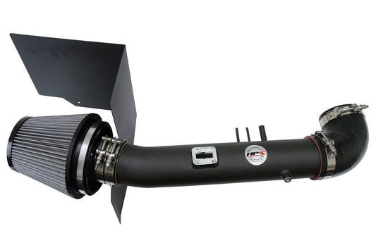 HPS Shortram Air Intake Kit 2005-2007 Toyota Sequoia 4.7L V8, Includes Heat Shield, Black