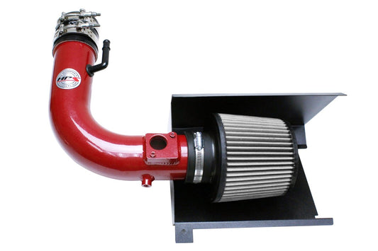 HPS Shortram Air Intake Kit 2012-2019 Toyota 86, Includes Heat Shield, Red