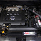 HPS Performance Shortram Air Intake Kit 2004-2006 Nissan Altima V6 3.5L, Includes Heat Shield, Black