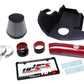 HPS Shortram Air Intake Kit 2011-2014 Ford Mustang 3.7L V6, Includes Heat Shield, Red