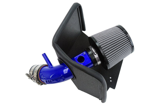 HPS Shortram Air Intake Kit 2009-2019 Toyota Corolla 1.8L, Includes Heat Shield, Blue