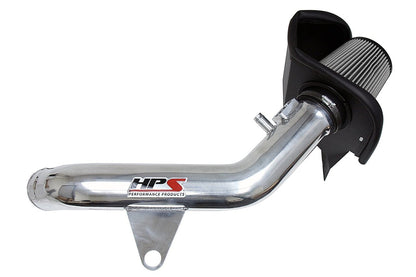 HPS Shortram Air Intake Kit 2013-2015 BMW 335i 335ix F31 F34 3.0L Turbo N55, Includes Heat Shield, Polish