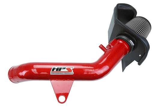 HPS Shortram Air Intake Kit 2014-2016 BMW M235i F22 3.0L Turbo N55, Includes Heat Shield, Red