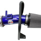 HPS Shortram Air Intake Kit 2013-2017 Honda Accord 3.5L V6, Includes Heat Shield, Blue