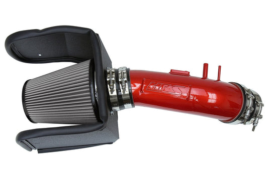 HPS Shortram Air Intake Kit 2008-2018 Toyota Land Cruiser 5.7L V8, Includes Heat Shield, Red