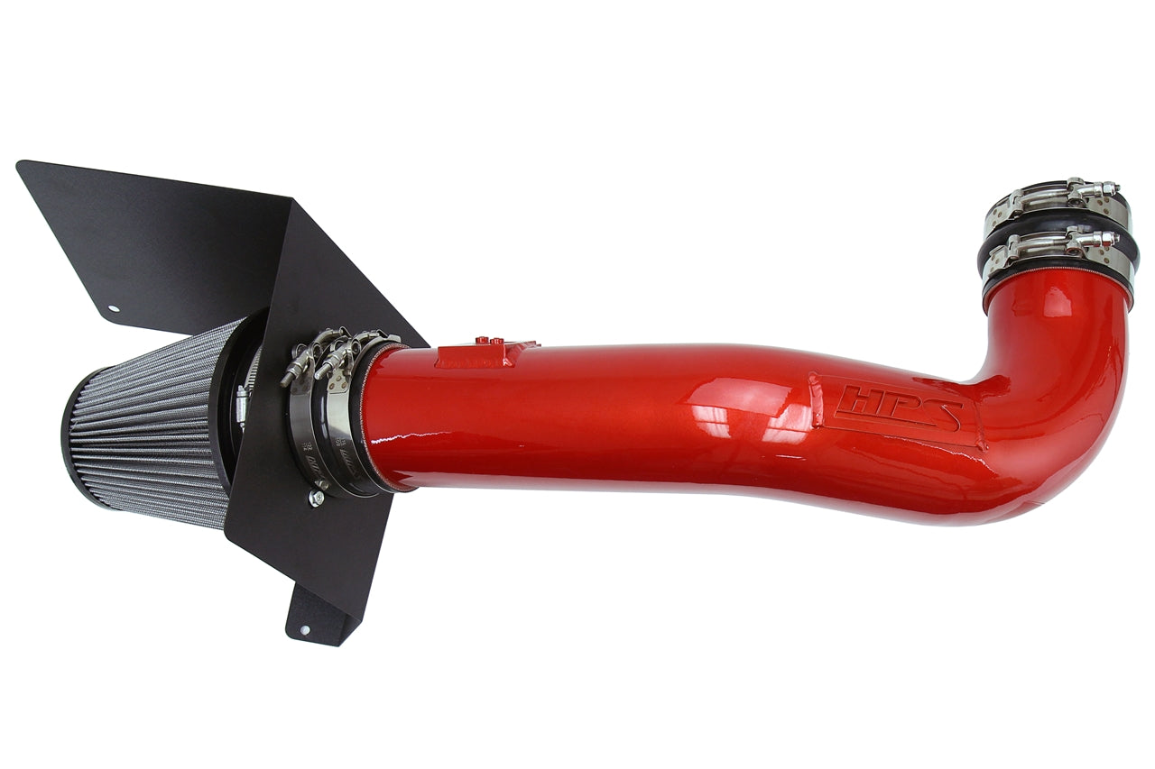 HPS Performance HPS Shortram Air Intake Kit 2009-2013 Chevy Avalanche 5.3L 6.0L V8, Includes Heat Shield, 827-667