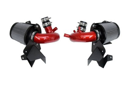HPS Performance HPS Shortram Air Intake Kit 2018-2024 Kia Stinger 3.3L V6 Twin Turbo, Includes Heat Shield, 827-672