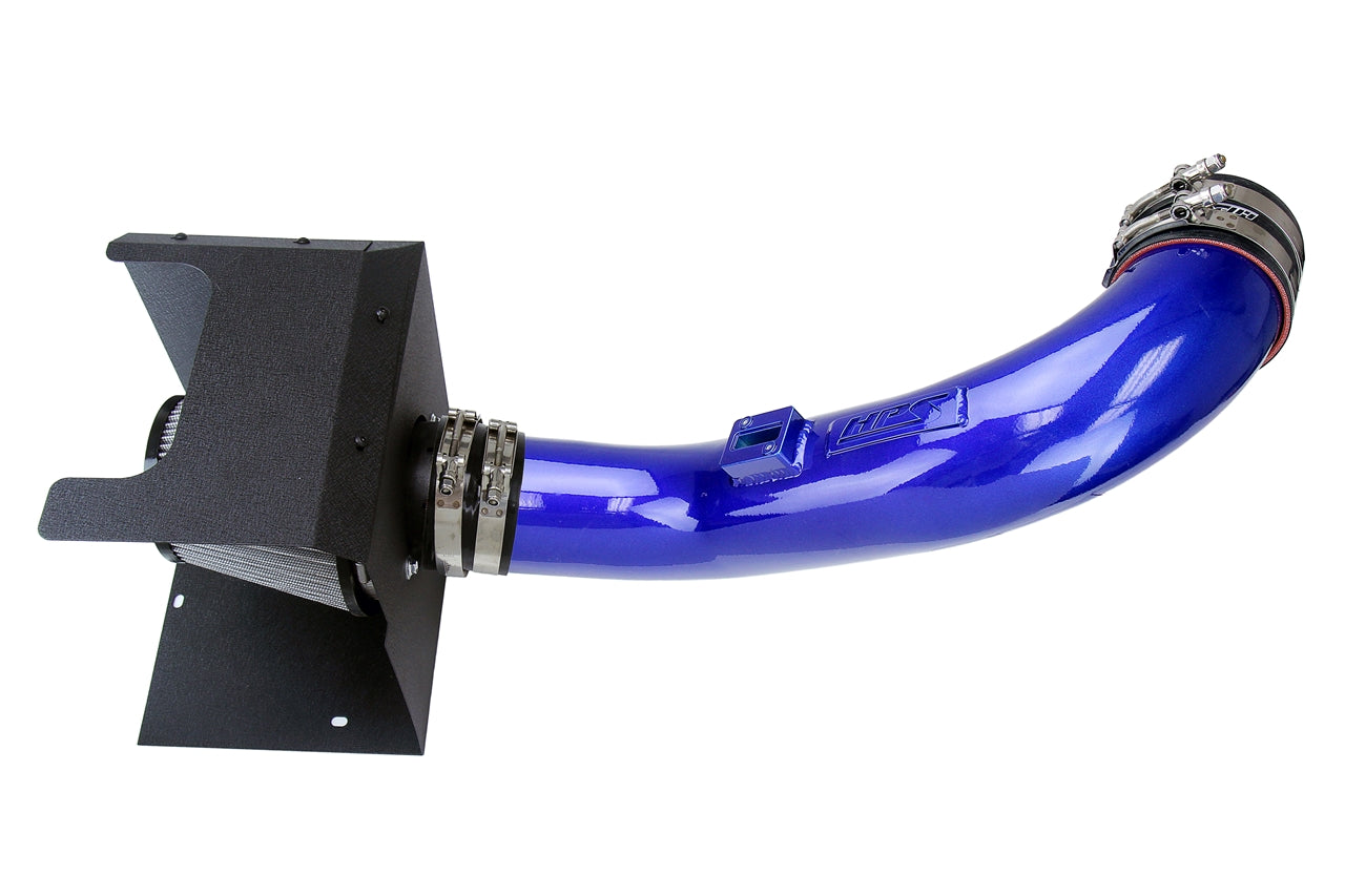 HPS Cold Air Intake Kit with Heat Shield Chevy 2017-2019 Silverado 3500 HD 6.6L V8 Duramax Diesel Turbo L5P