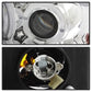 Spyder Honda Civic 06-08 2Dr Projector Headlights LED Halo Chrome High H1 Low H1 PRO-YD-HC06-2D-HL-C 5010797