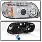 Spyder Ford Explorer 95-01 1PC Projector Headlights LED Halo Chrm PRO-YD-FEXP95-HL-1PC-C 5010148