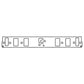 Cometic Gasket Cometic Holden 253/304/308 V8 .060in Fiber Intake Manifold Gasket C15454-060