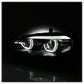 Spyder 07-10 BMW X5 E70 (HID Models Only) Projector Headlights - Black PRO-YD-BMWE7007-AFSHID-BK 5085481