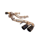SPDZ1 Catback Exhaust For Chevrolet Corvette C8 2020+ Black Tips 6.2L V8 3" Race Series