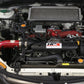 HPS Cold Air Intake Kit 2008-2014 Subaru WRX STI 2.5L Turbo, Converts to Shortram, Red