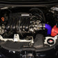 HPS Cold Air Intake Kit 2015-2018 Honda Fit 1.5L Manual Trans., Converts to Shortram, Blue