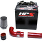 HPS Cold Air Intake Kit 2015-2018 Honda Fit 1.5L Manual Trans., Converts to Shortram, Red