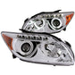 Anzo 2005-2010 Scion Tc Projector Headlights w/ Halo Chrome (CCFL)