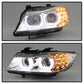 Spyder 09-12 BMW E90 3-Series 4DR Projector Headlights Halogen - LED - Chrome - PRO-YD-BMWE9009-C 5086471
