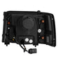 AlphaRex 92-96 Ford F-Series/Bronco NOVA-Series LED Proj Headlight Bk w/Actv Light SeqSig & SBDRL 880299 *Discontinued