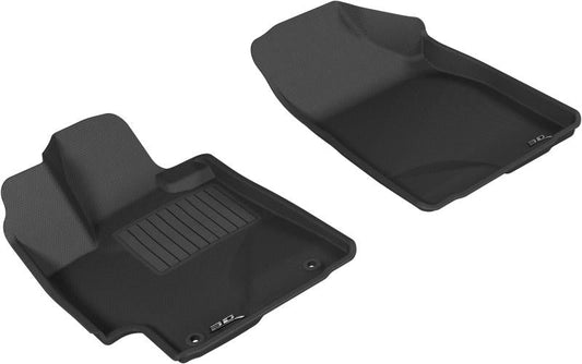 3D MAXpider 2008-2013 Toyota Highlander Gas Kagu 1st Row Floormat - Gray L1TY15011501