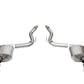 CORSA Performance Corsa 24 Ford Mustang GT Touring Axle-Back Ex.Sys 3.0in Dual Rear Exit w/4.5in Straight Cut Tips 21257
