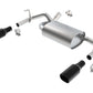 Borla 12-16 Jeep Wrangler 3.6AT/MT 4WD 2+4DR S/ SQ /RL/AC SR 2.5in, 2in Tip 3.5 sqx8 Black Chrome 11834BC
