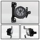 Spyder Mitsubishi Mirage 2014+ OEM Fog Lights w/Switch Clear FL-MM2014-C 5077769