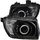 Anzo 2003-2006 Honda Element Projector Headlights w/ Halo Black