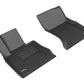 3D MAXpider 15-16 Hyundai Genesis Sedan AWD / 17-20 G80 AWD Kagu 1st Row Floormats - Black L1HY05011509